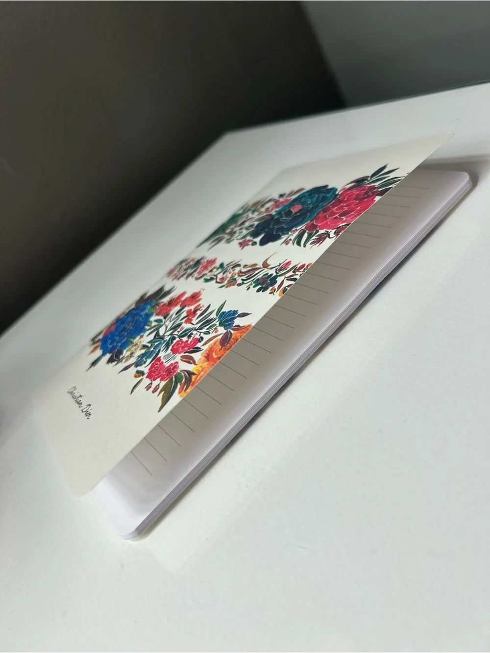 Christian Dior Brush & Bloom Floral Paperback Journal Notebook